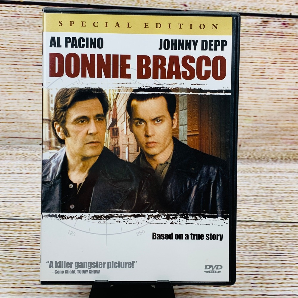 Donnie Brasco [DVD 1997] Special Edition Al Pacino Johnny Depp Crime Drama Movie